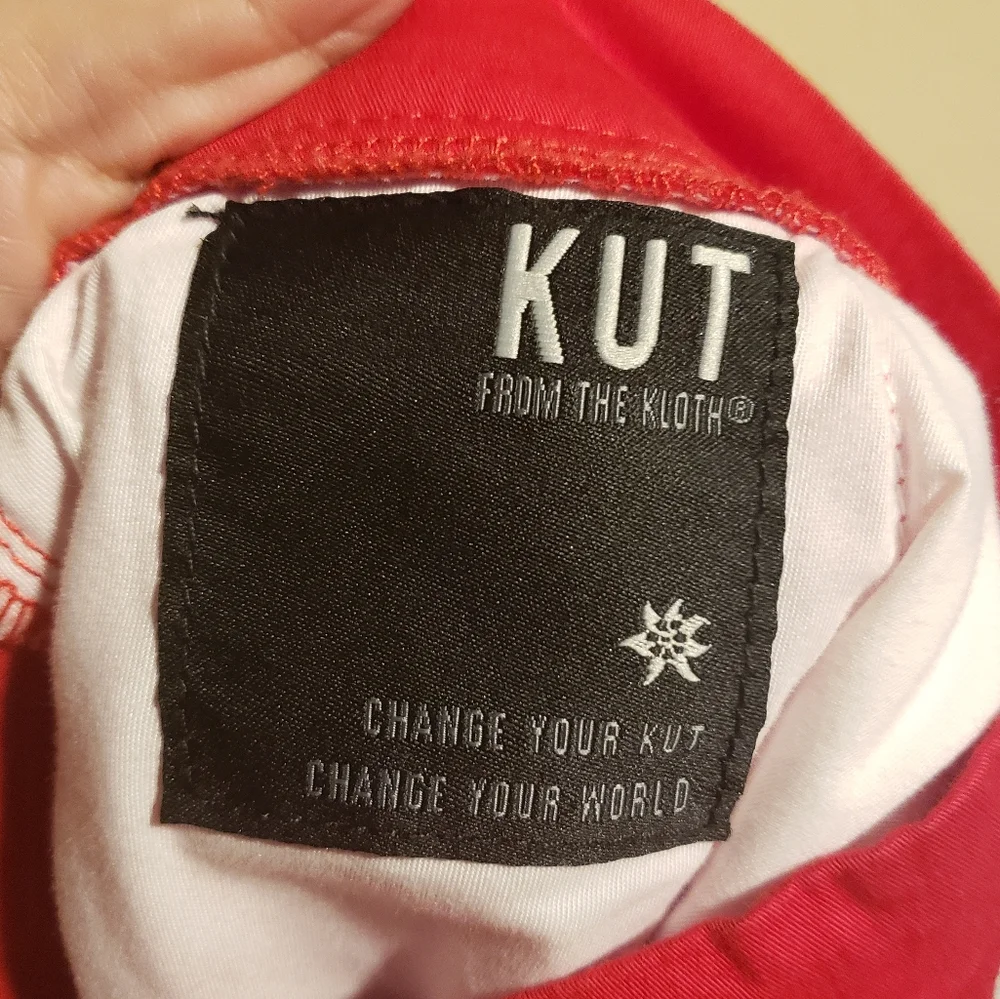 Kut from the Kloth Trousers Tapered Crop Leg‎ Size 16W New
